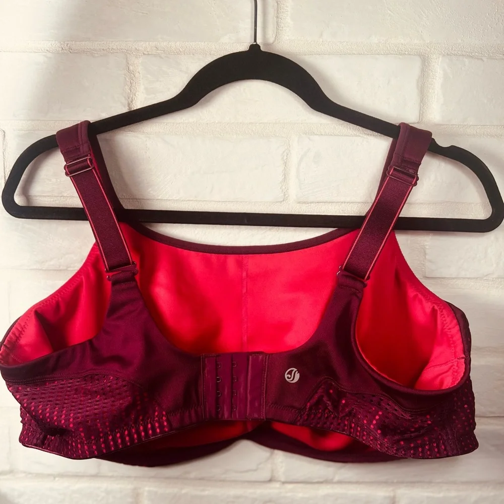 NWOT Soma Sport Max Support Contour Underwire Sport Bra 44 D Henna Plum #0450 - Picture 2 of 10